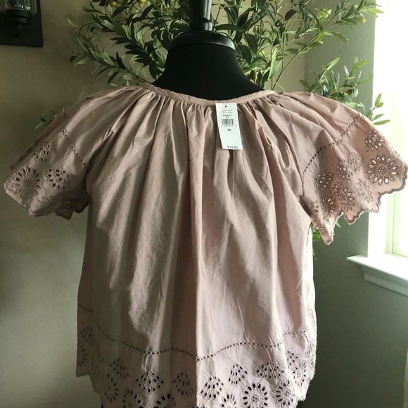 Pink Eyelet Top - Picture 2 of 2